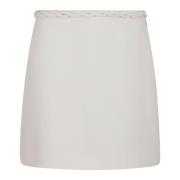 Ivoor Mini Rok Valentino Garavani , Beige , Dames