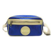 Pre-owned Canvas gucci-bags Gucci Vintage , Blue , Dames