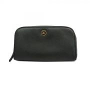 Pre-owned Leather chanel-bags Chanel Vintage , Black , Dames