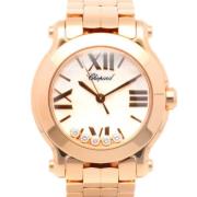 Pre-owned Rose Gold watches Chopard Pre-owned , White , Dames