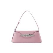 Leather shoulder-bags Elleme , Purple , Dames