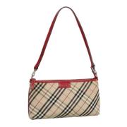 Pre-owned Canvas handbags Burberry Vintage , Gray , Dames