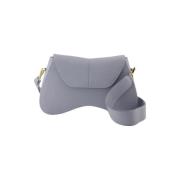 Leather shoulder-bags Elleme , Gray , Dames