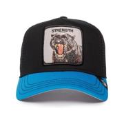 Zwarte Panther Fan Trucker Cap Goorin Bros , Black , Heren