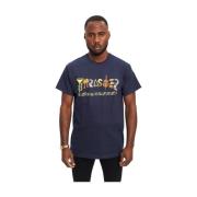 Marine Fillmore T-shirt Thrasher , Blue , Heren