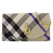 Leather wallets Burberry , Multicolor , Dames