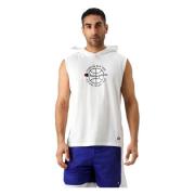 Witte mouwloze hoodie Champion , White , Heren