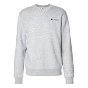 Geborduurd Logo Crewneck Sweatshirt Champion , Gray , Heren