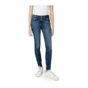 Blauwe Skinny Jeans met Elastaan Guess , Blue , Dames