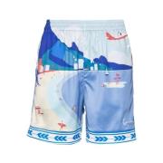 Handtekening Resort Shorts Karl Kani , Multicolor , Heren