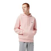 Roze Small Logo Hoodie Lacoste , Pink , Heren