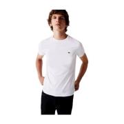 Witte Essential Tee Shirt Lacoste , White , Heren