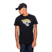 Jaguars Team Logo Zwarte Tee New Era , Black , Heren