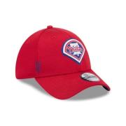 Rode Phillies Mlb24 Club Pet New Era , Red , Heren