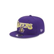 Paarse Lakers NBA Patch Pet New Era , Purple , Heren