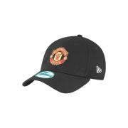 Zwarte Manchester United Basispet New Era , Black , Heren