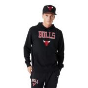 Zwarte Bulls Team Logo Hoodie New Era , Black , Heren