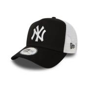 Zwarte Yankees Jeugd Trucker Hoed New Era , Black , Heren