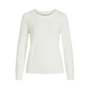 Winter Viscose Pullover Dames Trui Vila , White , Dames