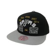 Zwarte Spurs Champ Snapback Hoed Mitchell & Ness , Black , Heren