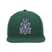 Groene Bucks Team Ground 2.0 Snapback Mitchell & Ness , Green , Heren