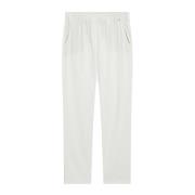 Slim Fit Sportieve Broek met Elastische Taille Cinque , White , Heren