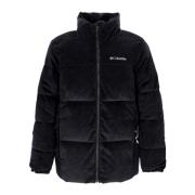 Zwarte Corduroy Jas met Thermarator Padding Columbia , Black , Heren