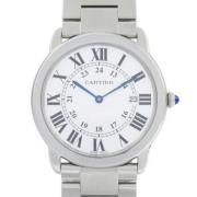 Pre-owned Metal watches Cartier Vintage , Gray , Dames