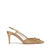 Elegante Slingback Pumps Valentino Garavani , Beige , Dames