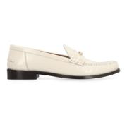 Vara Leren Loafers met Horsebit Detail Salvatore Ferragamo , Beige , D...