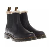 Zwarte Chelsea-laars met rubberen zool Dr. Martens , Black , Dames