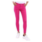 Fuchsia Skinny Jeans MET , Pink , Dames