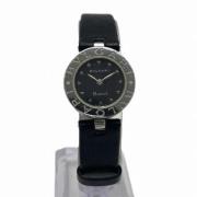 Pre-owned Stainless Steel watches Bvlgari Vintage , Black , Dames