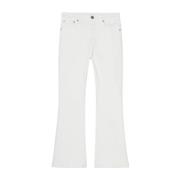 Organische denim flared jeans Closed , White , Dames