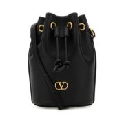 Zwarte VLogo Signature Riem Sluiting Tas Valentino Garavani , Black , ...