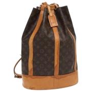 Pre-owned Canvas louis-vuitton-bags Louis Vuitton Vintage , Brown , Da...