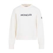 Witte Sweatshirt met Stijl 037 Moncler , White , Dames