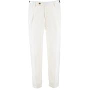 Linnen Herenbroek Slim Fit Berwich , White , Heren