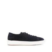 Moderne Sneaker Stijl Santoni , Blue , Heren