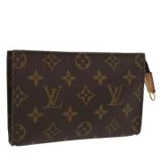 Pre-owned Fabric pouches Louis Vuitton Vintage , Brown , Dames