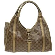 Pre-owned Canvas handbags Gucci Vintage , Beige , Dames