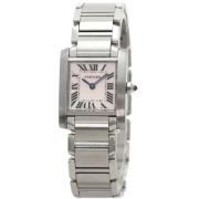 Pre-owned Glass watches Cartier Vintage , Pink , Dames