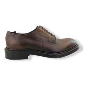 Klassieke Leren Loafer Schoen Alexander Hotto , Brown , Dames