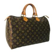 Pre-owned Canvas louis-vuitton-bags Louis Vuitton Vintage , Brown , Da...