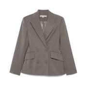 Grijze Jas met Voorzakken Remain Birger Christensen , Gray , Dames