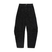 Zebra Twill Cargo Pants in Zwart Rotate Birger Christensen , Black , D...