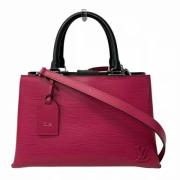 Pre-owned Leather handbags Louis Vuitton Vintage , Pink , Dames