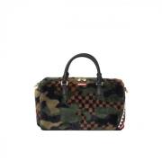 Verdone Leren Tas Sprayground , Brown , Dames