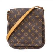 Pre-owned Fabric shoulder-bags Louis Vuitton Vintage , Brown , Dames