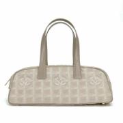 Pre-owned Fabric chanel-bags Chanel Vintage , Beige , Dames